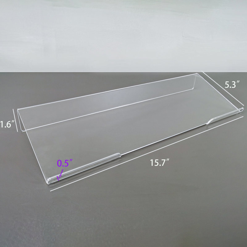 Support transparent inclinable pour clavier en acrylique, support surélevé universel pour une saisie ergonomique facile