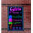 Neon Retail Illuminated Hanging Message Writing Dry Erase Board
