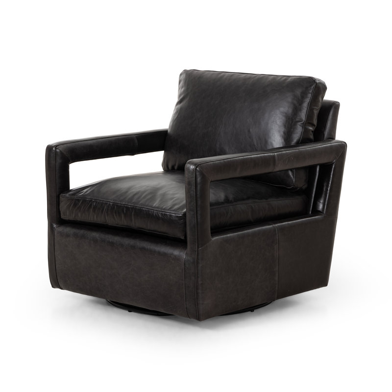 Olson Swivel Armchair, Sonoma Black