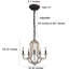 Lustre empire 5 lumières Bonomo-1282409181