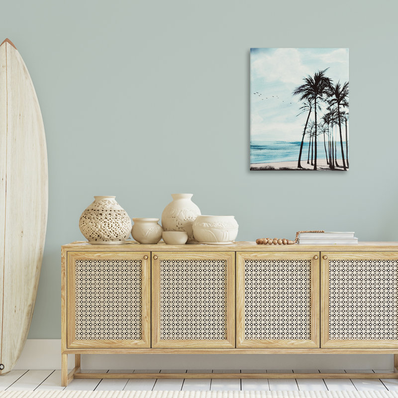 «Summer Beach Silhouette» par Linda Baliko, H 30 po x l 24 po