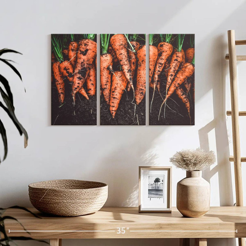 Récolte de carottes Yarlin, H 24 po x l 38 po