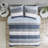 Stripe Comforter Set with Bed Sheets-106857346