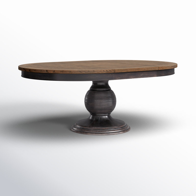 Americana Round 54'' Extendable Dining Table, Molasses