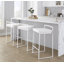 Tabouret de bar et de comptoir empilable Ernestine (ensemble de 3)