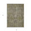 Tapis intérieur / extérieur damassé taupe et gris 8 'x 10'