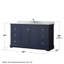 Ensemble de meuble-lavabo simple 60 po Avery-97851941-97873304