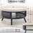 Pothos Round Rattan Coffee Table with Storage-1847312786