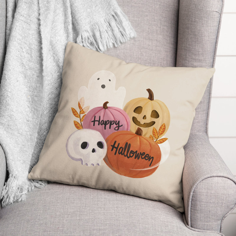  Polyester Throw Pillow, 16" x 16"