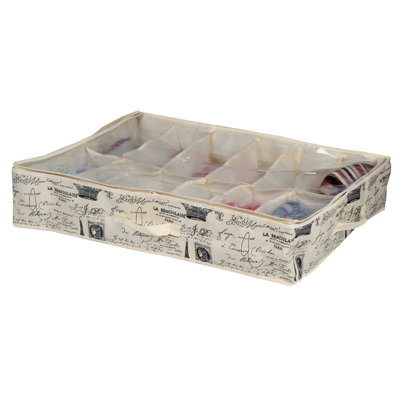 Home Basics Fabric Decorative Bin