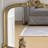 Arched Wall Mirror with Ornate Gold Frame-2029941519