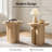 Pendle 19.75"W Modern Round End Table with Oak Finish and Sculptural 3-Leg Base-859000384