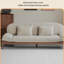 Canapé blanc en polyester 86,61 po