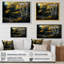 «Yellow Birches By The Riverside I», reproduction sur toile-319602278-319602280