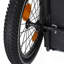 Chariot pour chien avec bicyclette, adapté aux petits et moyens animaux, cadre de chariot pliant facile, roue à dégagement rapide, plancher antidérapant, laisse intérieure, orange-126724699