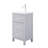 Lumiere 20 In. W X 16 In. D X 35 In. H Single Sink Bath Vanity In White Finish With White Ceramic Top-1720793957