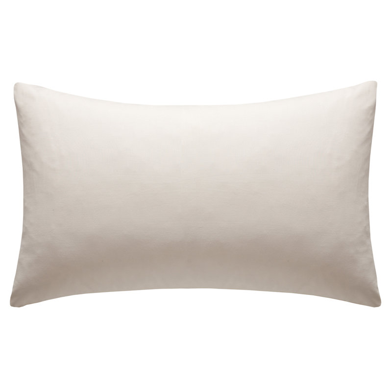 Easy Iron Percale Standard Pillowcase, Cream