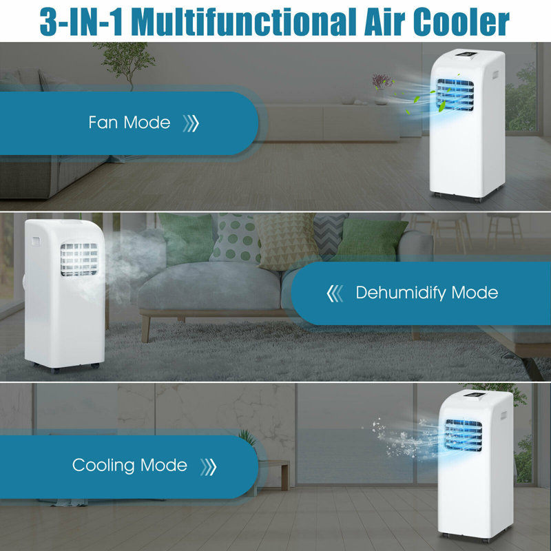 Refroidisseur d'air 3-en-1 multifonctionnel avec télécommande
