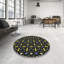 Tapis décoratif géométrique/jaune-434598869