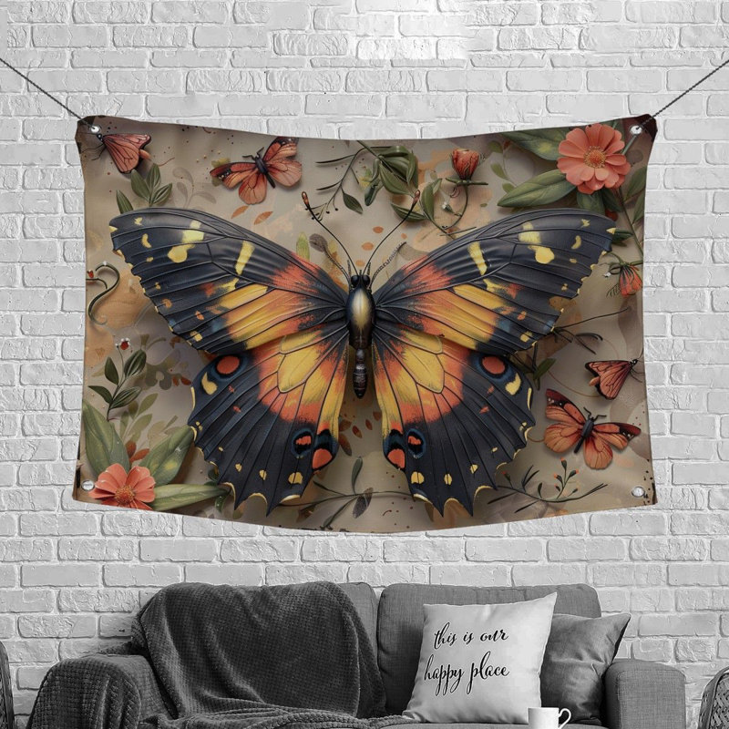 Tapisserie en microfibre, H 50 po x l 60 po