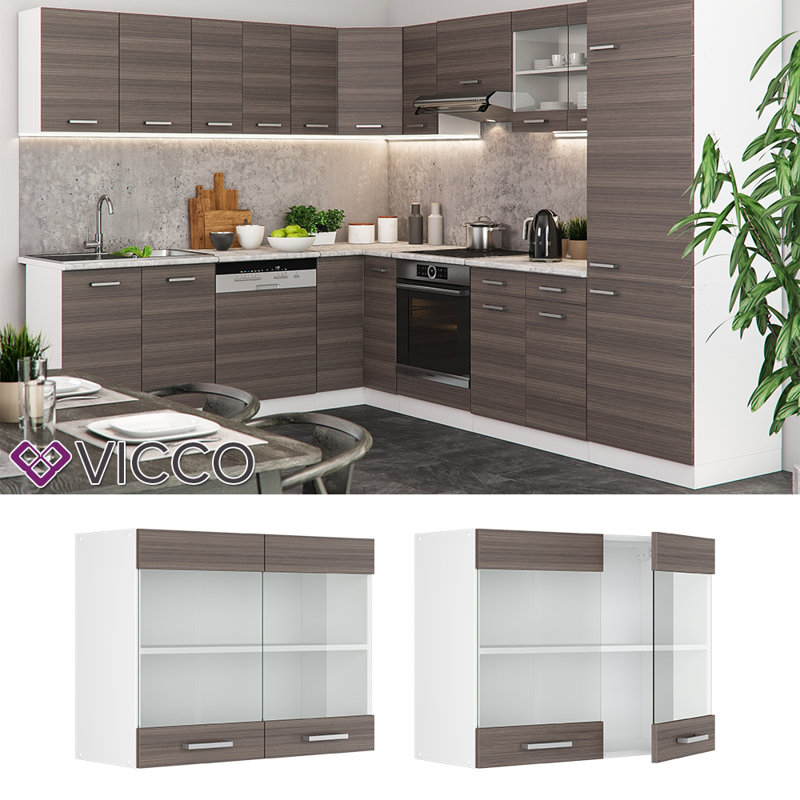 Kamer 60cm H x 80cm W x 31cm D Particleboard Base Unit, Grey