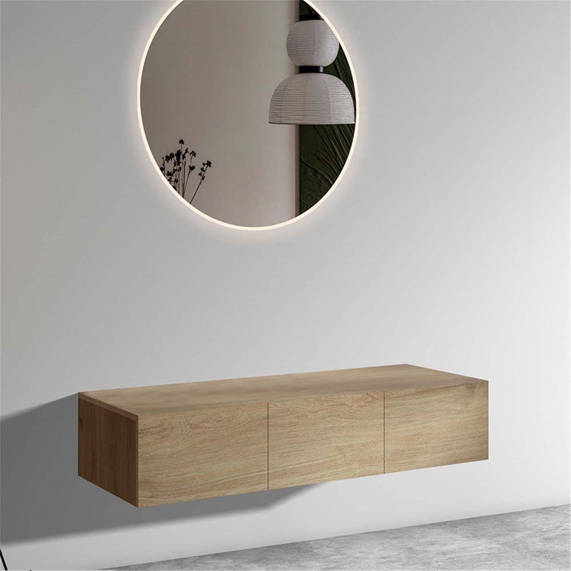 Armoire de salle de bain flottante, armoire de rangement murale pour petits espaces