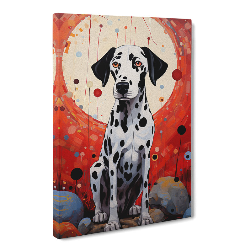 Dalmation Orphism - Wrapped Canvas Print