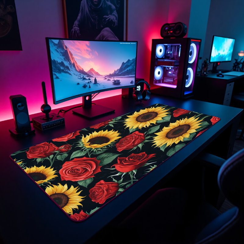 Polyester Desk Pad, 23.6x13.8