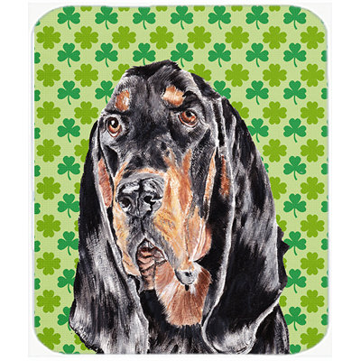 Planche à découper en verre irish caroline trésors st patrick Coonhound