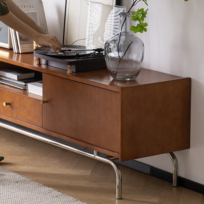 Retro furniture TV cabinet, 82.68"