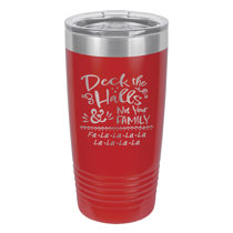 Never Give Up Travel Mugs With Funny Sayings, Stainless Steel Tumblers Lid