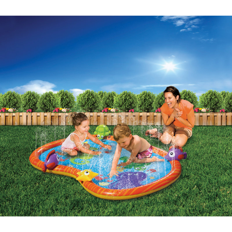 Banzai 58 Inch Sprinkle Friends Outdoor Water Play Mat