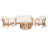 Capriles 4 Piece Rattan Living Room Set