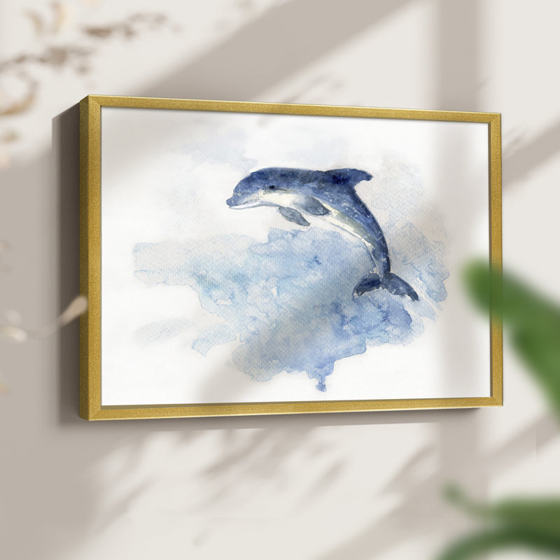 Saut à la vague - impression encadrée - réversible, H 11 po x l 14 po