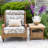 Brookside Wicker Outdoor Lounge Chair , Sunbrella® Cushions Included-75880183