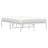 Metal Bed Frame Without Mattress White 47.2"X78.7"-1831097346-1831097372