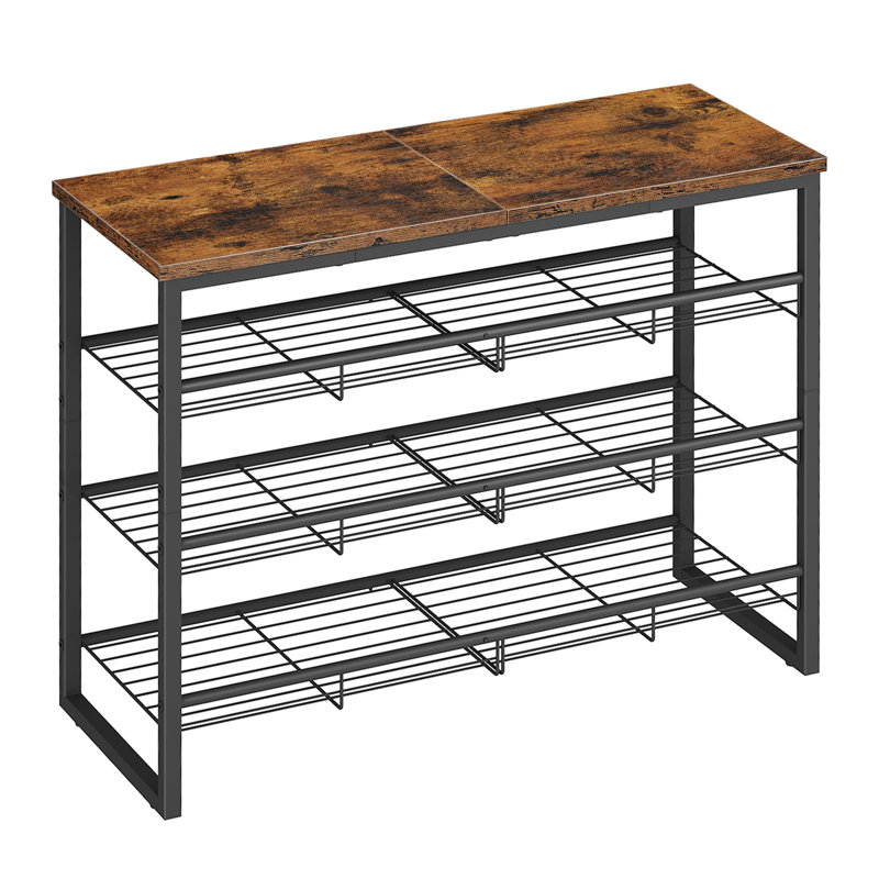 4-Tier 16 Pair Shoe Rack