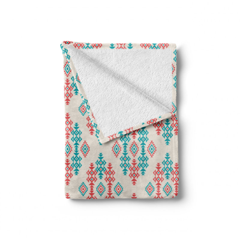 Hand Woven Throw Blanket, 50" W x 70" L