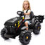 24V 9Ah Kids Ride on Tractor, Electric Ride on Toys with Trailer & Remote
