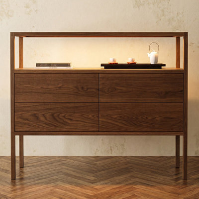 Chinese-style retro light luxury sideboard