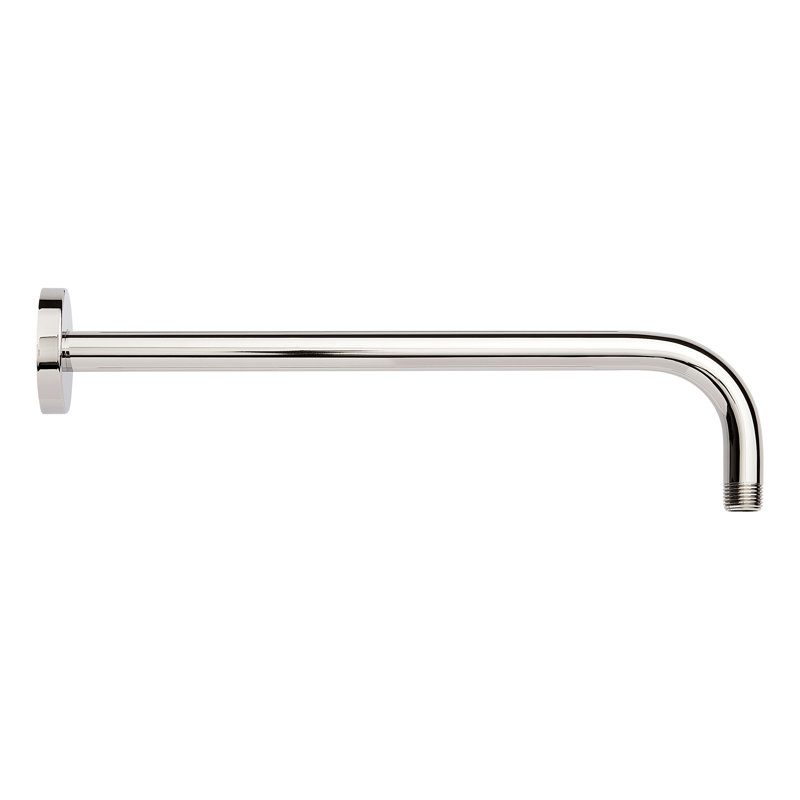Bras de douche mural 15 po, Polished Nickel