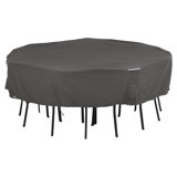Khalil Water-Resistant Square Patio Table & Chair Set Cover