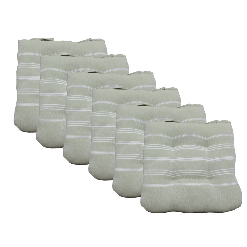 Outdoor 1'' Dining Chair Chair Pad, Beige