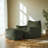 Striped Corduroy Lazy Suspension Sofa Set with Footstool, High Density Memory Foam Padding, Spacious Seat, Installation Free Design-1710286163