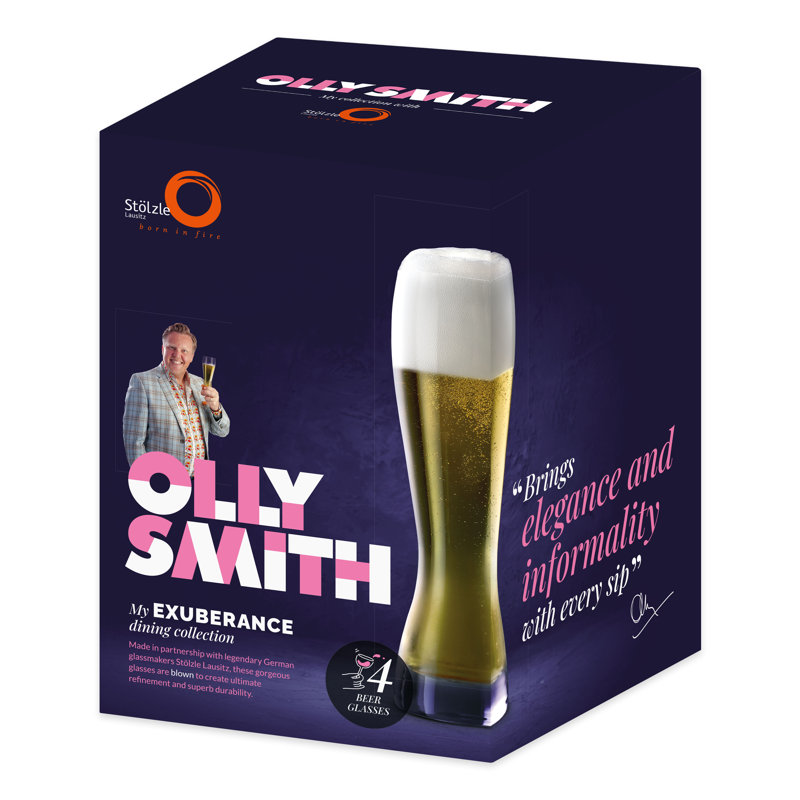 Stölzle Lausitz Ollie Smith Exuberance 395 ml Wheat Beer Glass Set