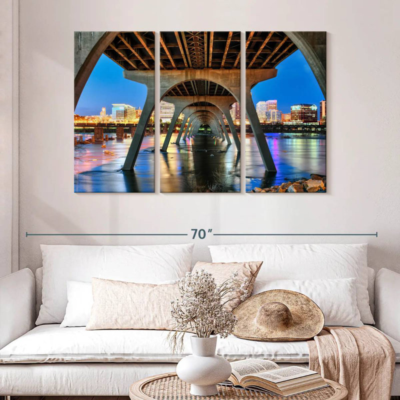 Tergel Beneath Manchester Bridge, 32" H x 50" W