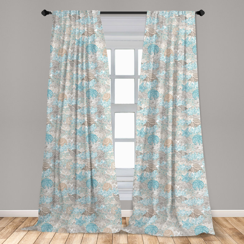 Semi-Sheer Rod Pocket Sliding Panel, 28" x 95"