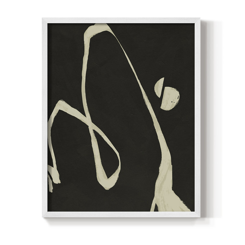 Neutral Spring II Framed Print - Solid Wood, 11" H x 9" W, White