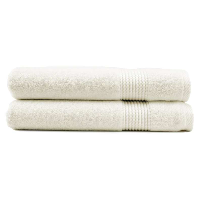 Adlena Turkish Cotton Bath Towel Set, Cream