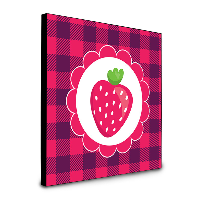 Panneau mural stawberry art Corbyn